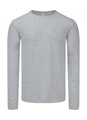 Heren T-shirt LS Fruit of the Loom Iconic 150 Classic 61-446-0 Heather Grey
